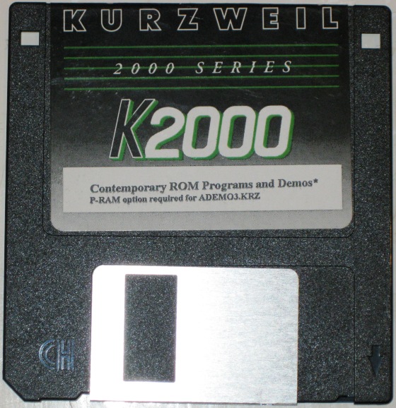 Kurzweil K2000 Contemporary ROM diskette