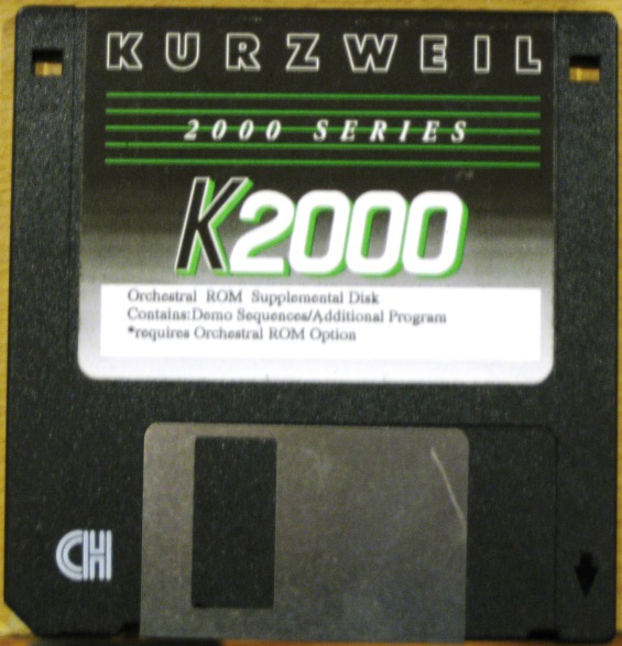 K2000 Orchestral ROM Supplemental Disk