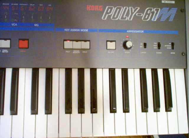 Poly-61M Original Manuals Data Table Akai Korg Poly-61 Vintage Analog Synthesizer 